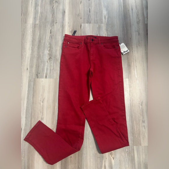 Else Women's Bold Red Skinny Jeans NWT - Picture 1 of 9